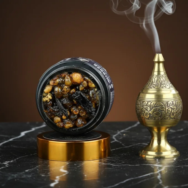 لبان ذكر بالعود المسقي 80 غرام